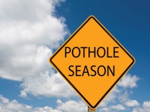 What causes Potholes