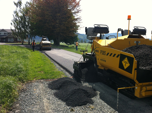 asphalt driveway