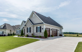 Large gorgeous home with three car garage and wide driveway