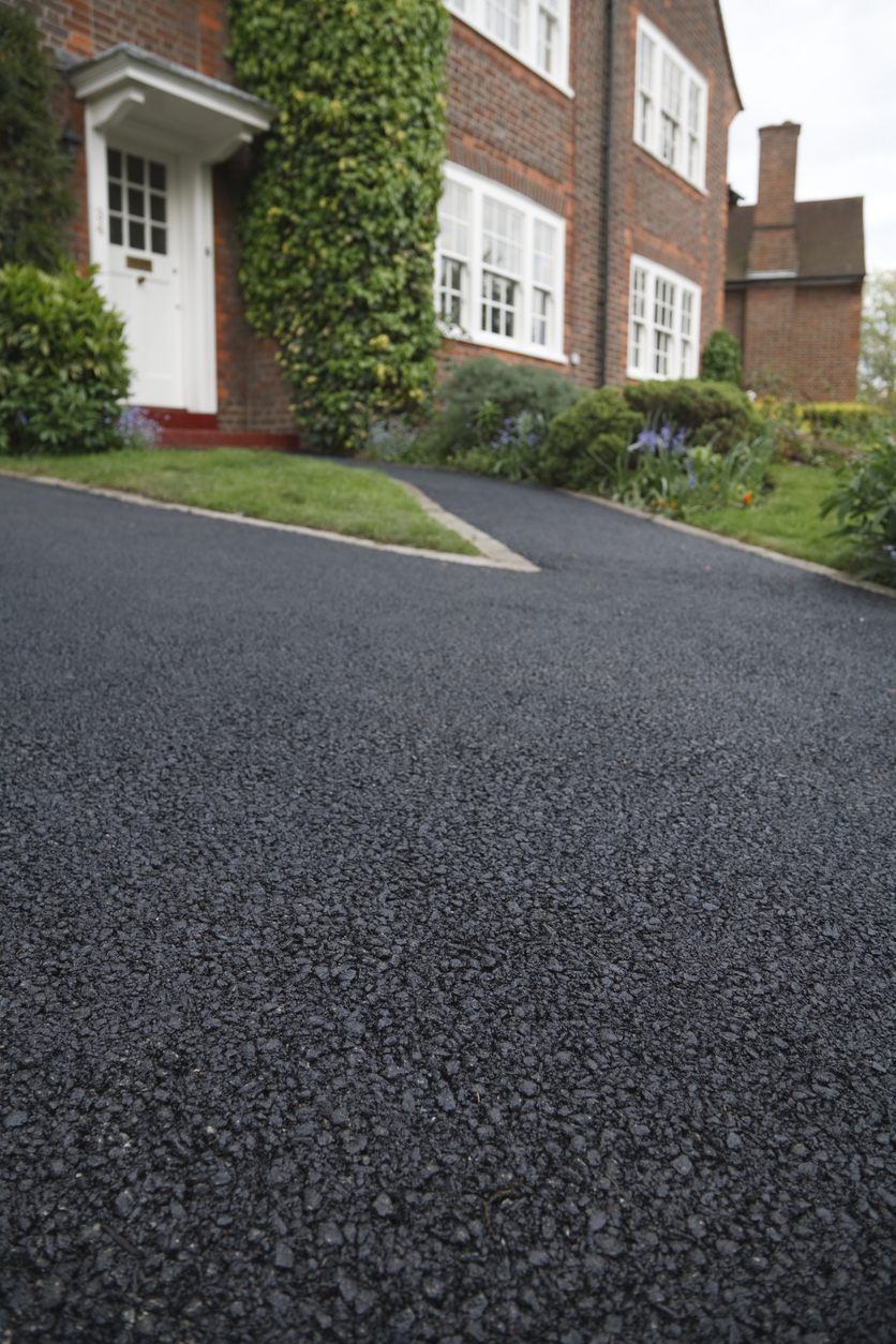 Asphalt driveway